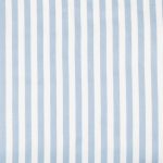 French Blue Striped Fitted Sheet