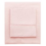 Pink 400 Thread Count Fitted Sheet