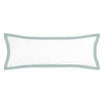 The Linden Seafoam Green Extra Long Lumbar Throw Pillow