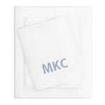 Soft White Flannel Fitted Sheet