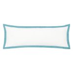 The Linden Turquoise Extra Long Lumbar Throw Pillow