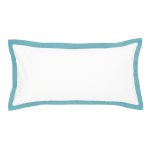 The Linden Turquoise Throw Pillow