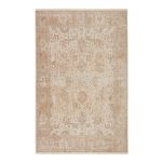 The Calista Distressed Damask Rug