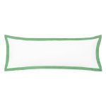 The Linden Green Extra Long Lumbar Throw Pillow