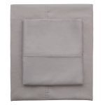 English Grey 400 Thread Count Fitted Sheet
